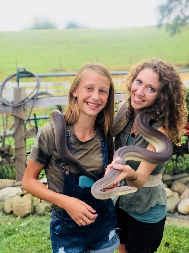 summer camp reptile show